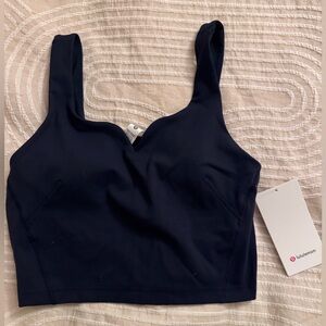 NEW lululemon wunder TrainTank sweetheart（navy 8）